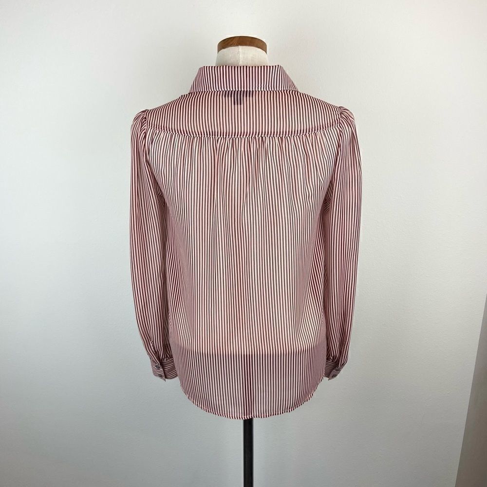 ModCloth Be Buzzworthy Striped Button-Up Top - Picture 6 of 7